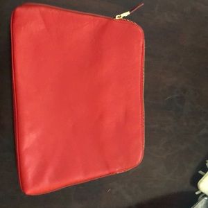 Red India Hicks clutch